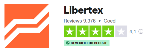 Op deze foto zie je de broker Libertex waar je kan traden